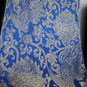 Golden Lotus Tibetan Brocade