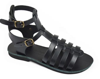 サンダル、ギリシャサンダル、レザーサンダル、グラディエーター