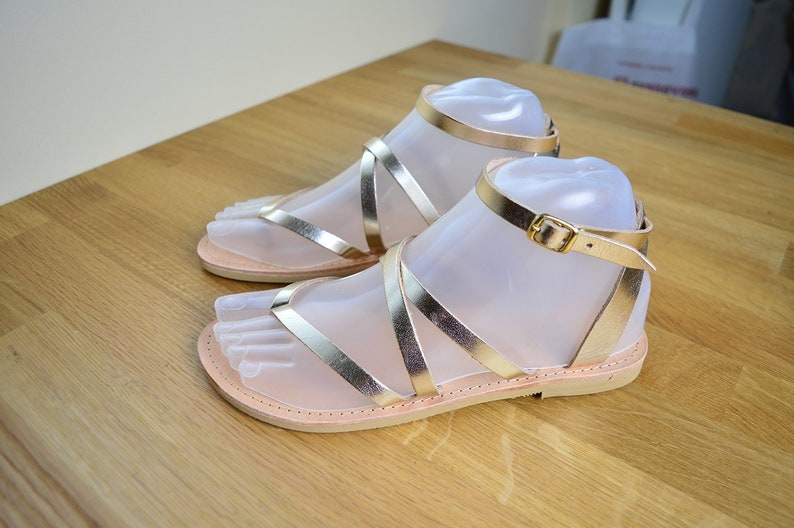 Bridesmaid Sandales Grecques Gift for Her Gold Wedding Sandals Gladiators Handmade Greek Leather Sandals Ancient Greek Strappy Sandals