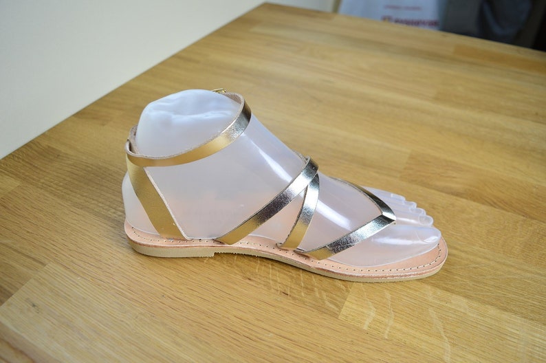 Bridesmaid Sandales Grecques Gift for Her Gold Wedding Sandals Gladiators Handmade Greek Leather Sandals Ancient Greek Strappy Sandals
