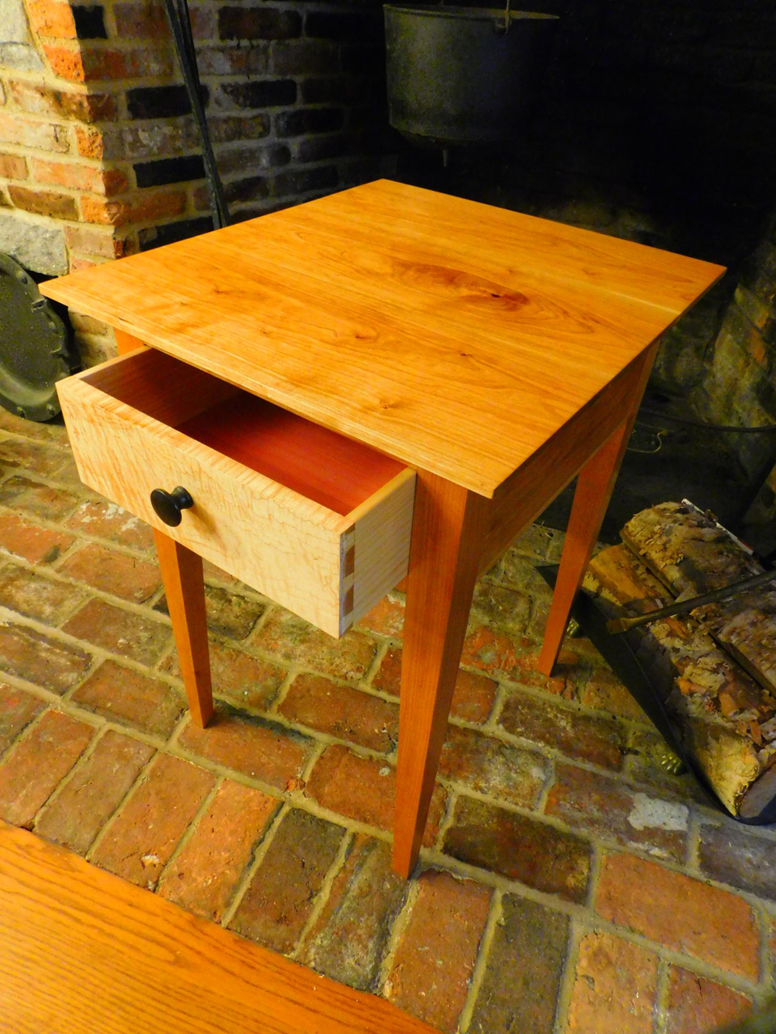 Shaker Style Nightstand/end Table With Drawer Traditional Etsy