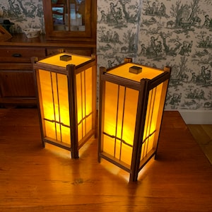 Greene and Greene box lamp
