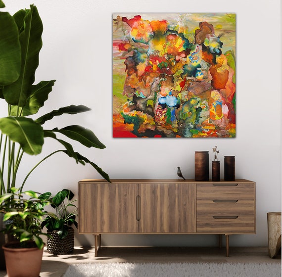 Wall Art Abstract Modern Art Abstract Abstract Wall Decor Etsy