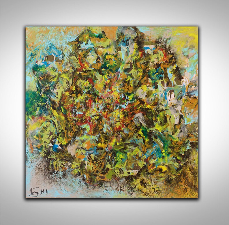 Wall Art Abstract Fluid Art Painting Original Best Selling Etsy