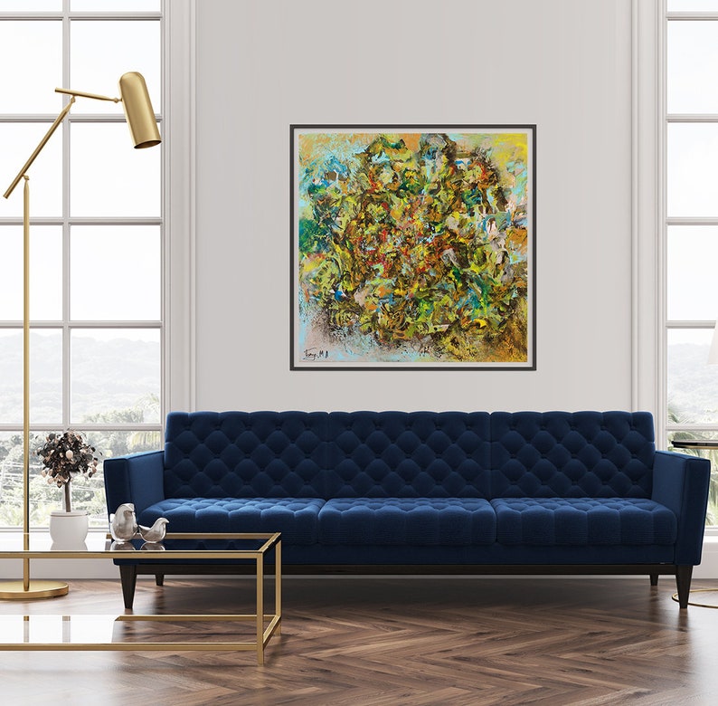 Wall Art Abstract Fluid Art Painting Original Best Selling Etsy