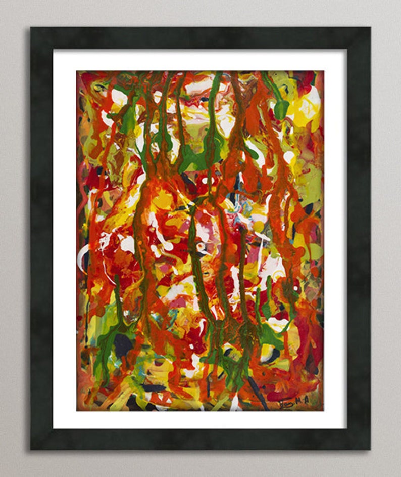 Paper Fluid Art Painting Original Best Selling Art