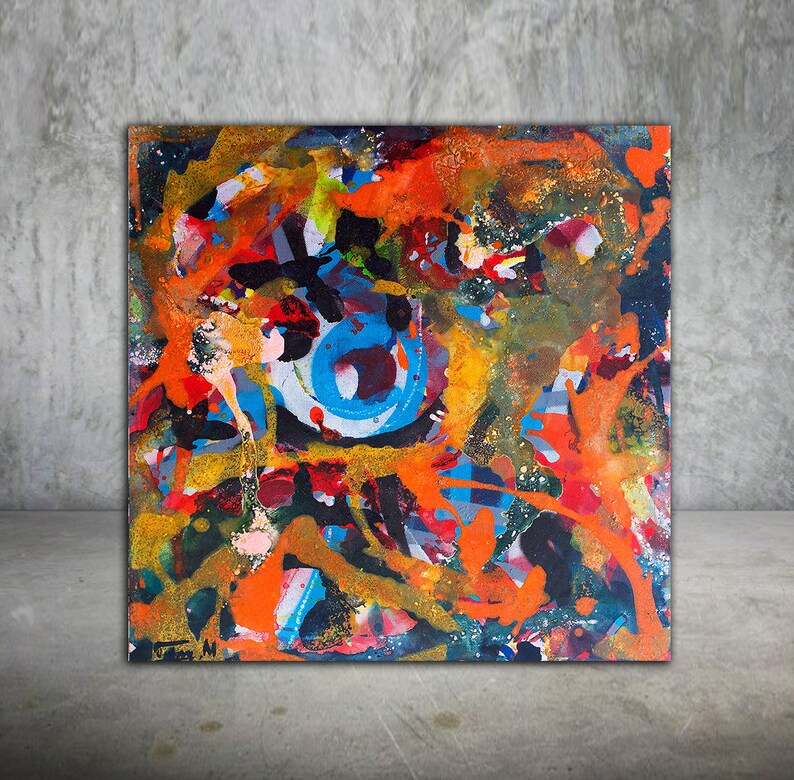 Small Wall Art Wall Art Abstract Modern Art Abstract Etsy