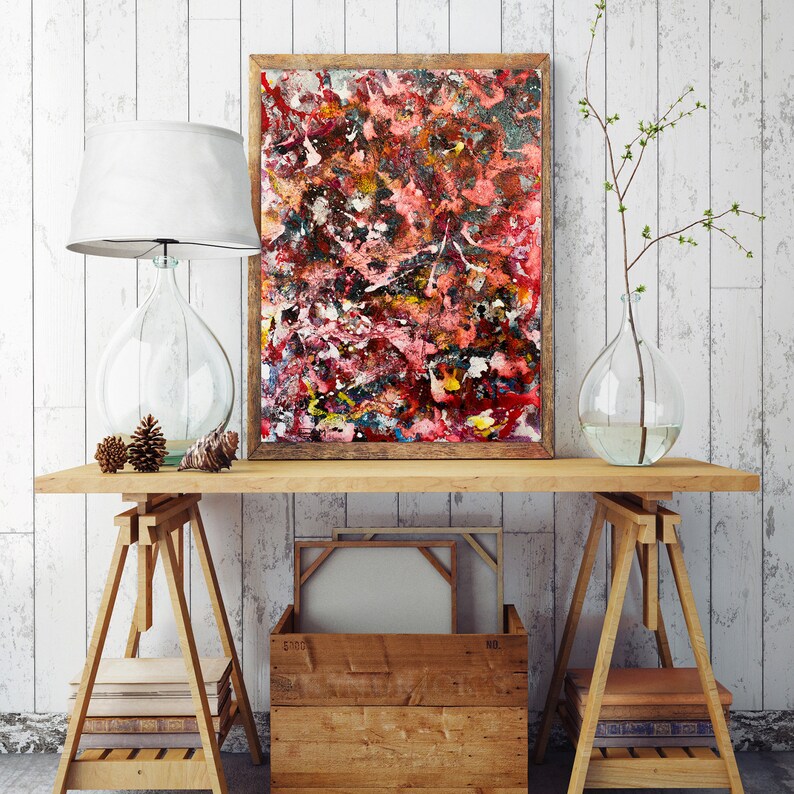 Canvas Art for Sale Acrylic Pour Art Original abstract Etsy