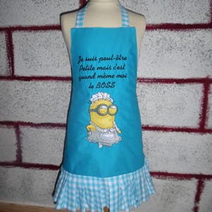 Personalized kitchen apron for girls or boys