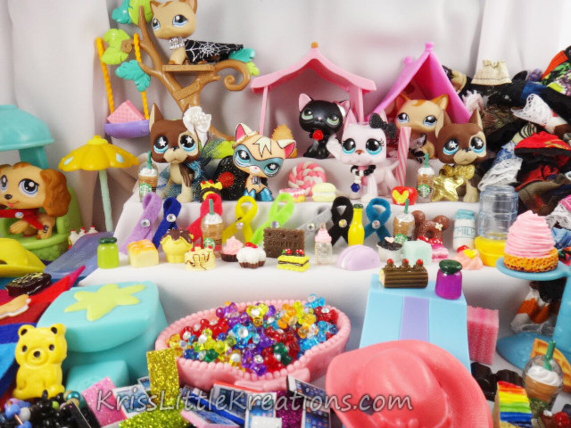 Littlest Pet Shop New Items Accessories Lot Custom LPS Etsy
