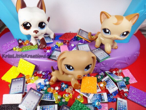 Littlest Pet Shop 3pc Lot Cell Phone Tablet Fidget Spinner | Etsy