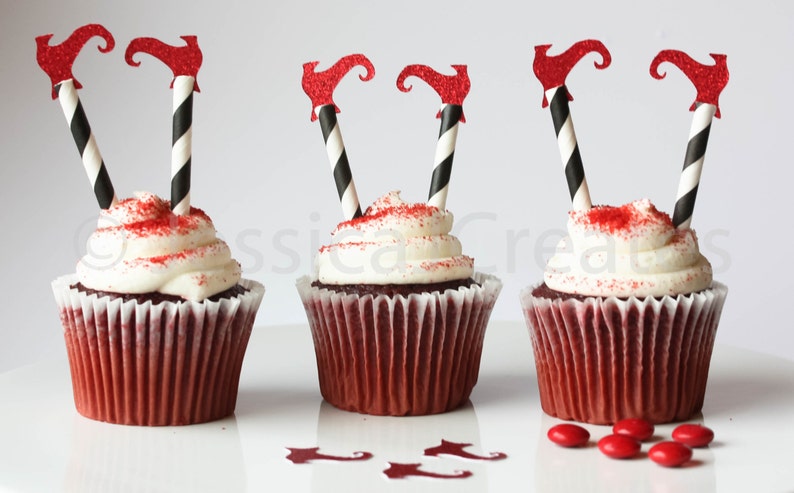 Witch Cupcake Toppers Halloween Cupcake Toppers Halloween Witch Shoes Cupcakes Halloween Party
