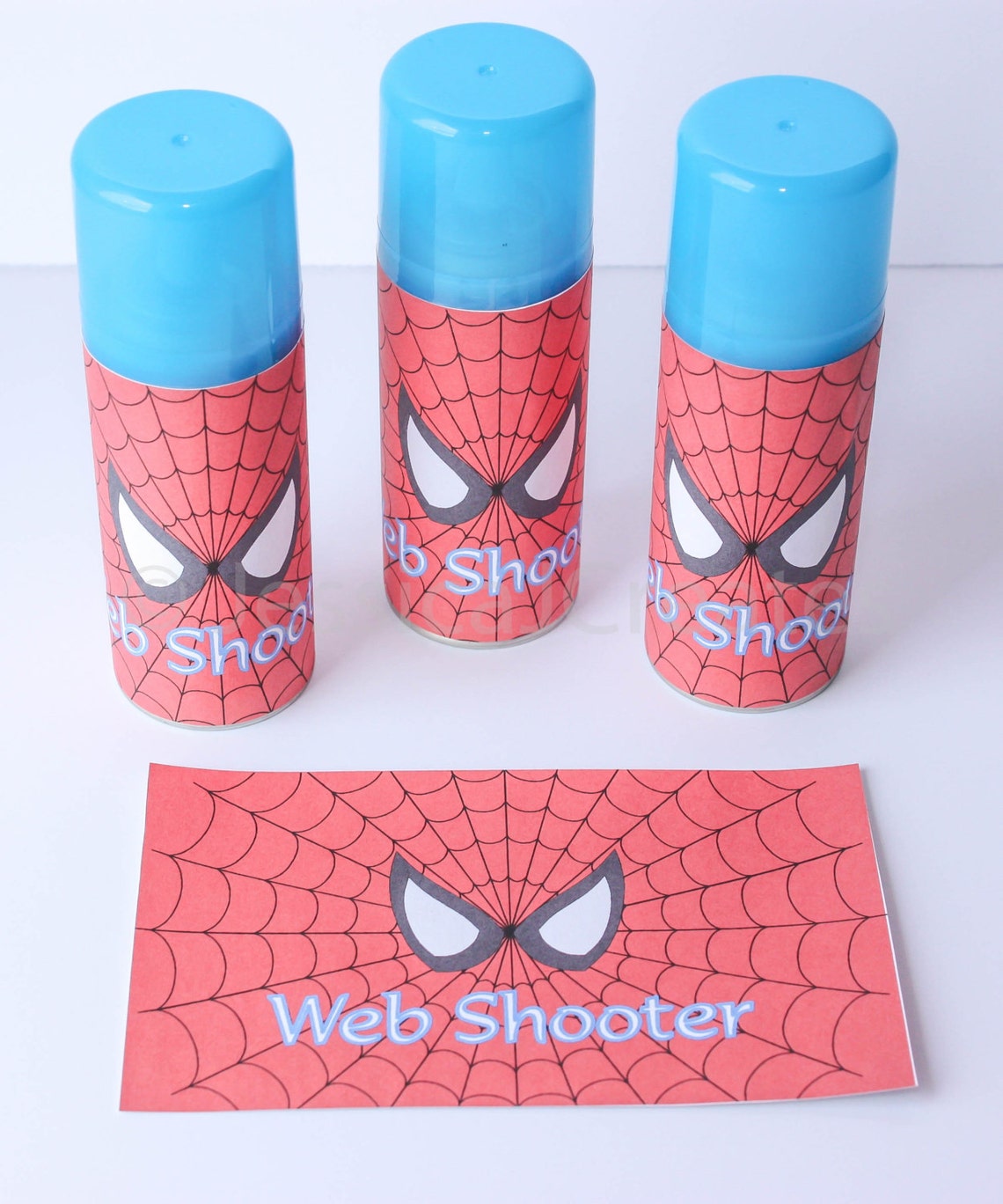 Spiderman  Shooter Label Spiderman Label Instant Etsy