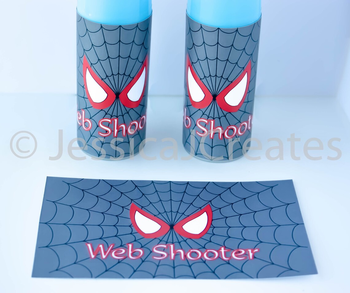Spiderman  Shooter Label Miles Morales Into the Etsy