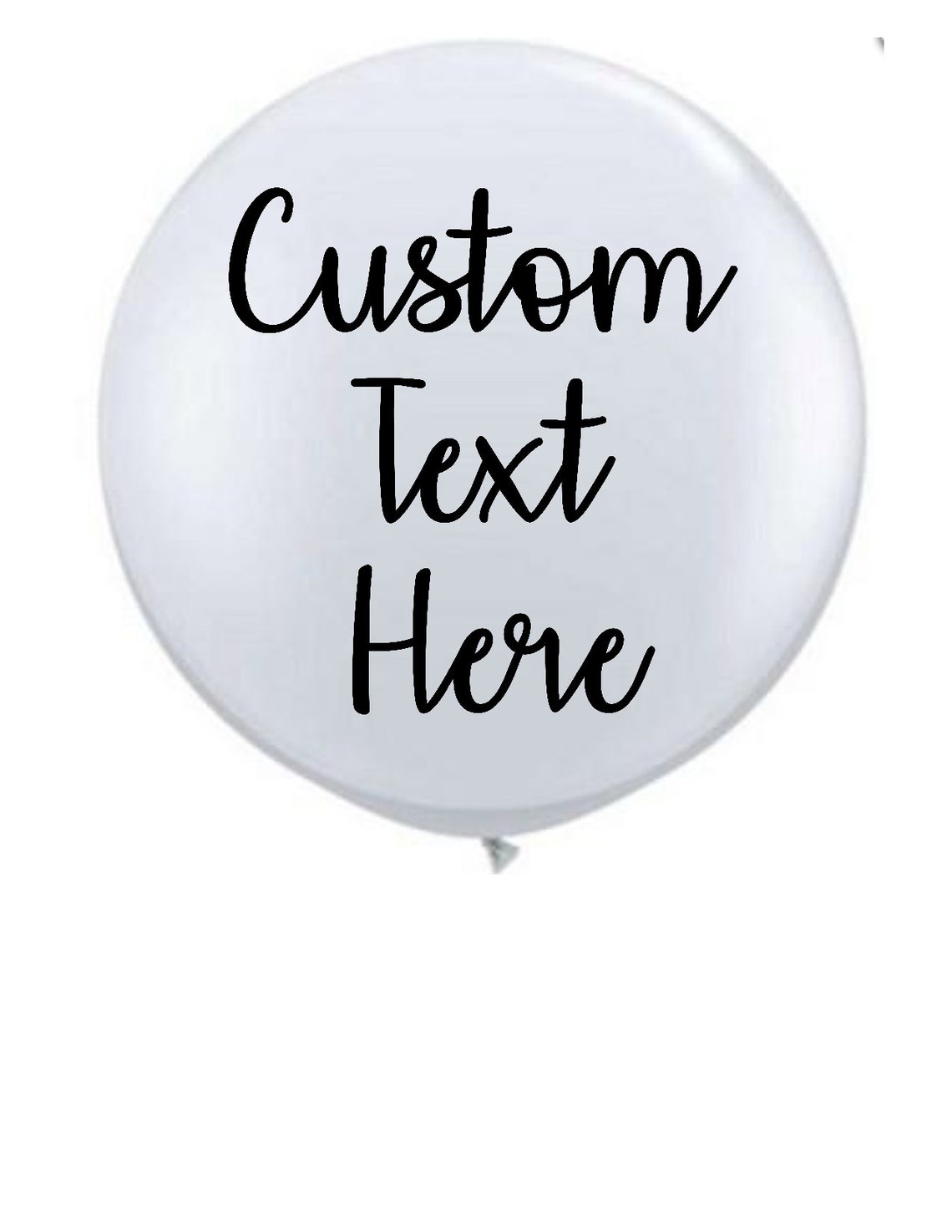 Custom Vinyl Balloon Decal Engagement Announcement Vinyl Etsy
