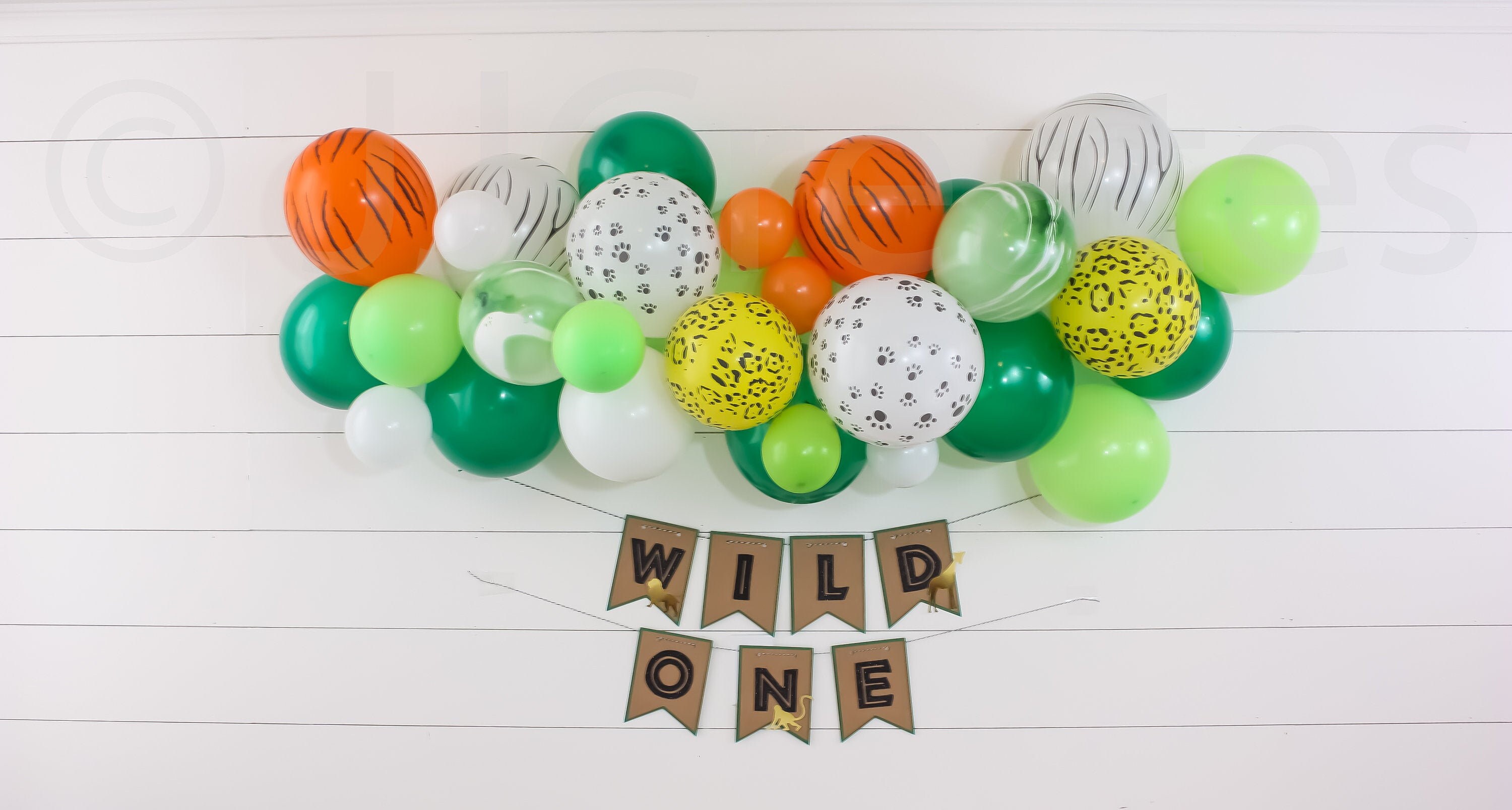 Jungle Balloon Garland Balloon Garland DIY Kit Balloon Etsy