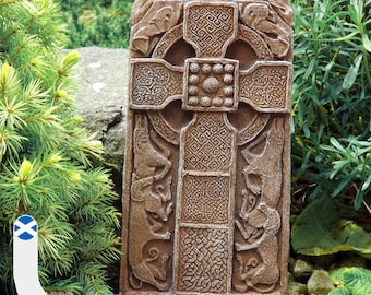 St. Madoes Pictish Cross. Hand made Resin Wall hanging. Scotland. Christian