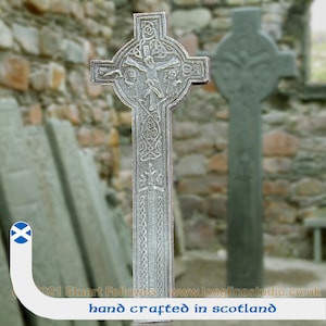 MacMillan. Celtic Cross. Hand made resin wall hanging. High cross. Kilmory. Scotland