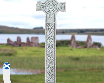 Finlaggan Celtic Cross, Islay. Hand made resin Wall hanging. Scotland. Christian