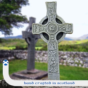 Kildaldon Celtic Cross, Islay, Scotland. Hand made resin wall hanging. Christian.