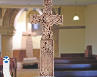 Dupplin Pictish Cross. Hand made resin wall hanging. Scotland