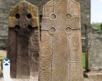 Aberlemno 'churchyard' Pictish Cross, Hand made resin wall hanging, scotland