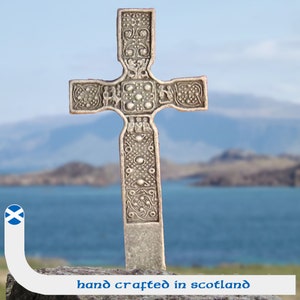 St. Oran. Celtic cross. Hand made resin wall hanging. Iona. High cross. Scotland