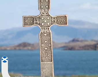 St. Orans. Celtic cross. Hand made resin wall hanging. Iona. High cross. Scotland
