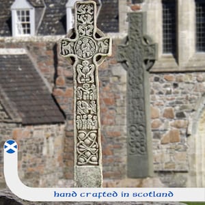 St. Martin&#39;s Celtic Cross. Hand crafted wall hanging. Iona. Scotland