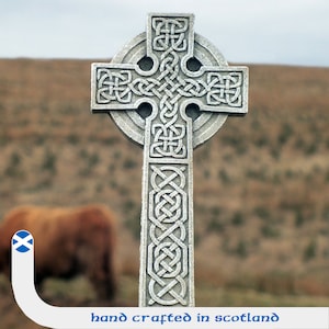 Celtic Spirit Cross. Hand made wall hanging. Scotland