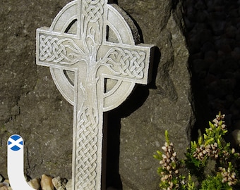 Celtic Oak. Tree Of Life Celtic Cross. Hand made wall hanging. Scotland. Ireland