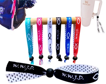 24 pack of WWJD REVERSIBLE Bracelets