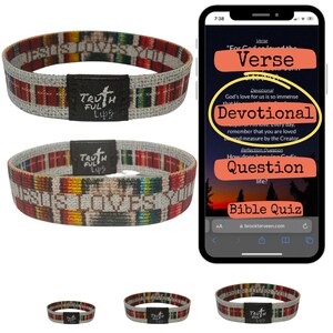 NFC Daily Devotional Bracelet: Tap for Bible Verse & Reflection image 8