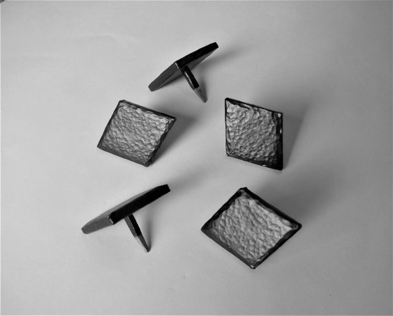 Clavos Forged Iron Nails Diamond Shape Rustic Nailhead Etsy