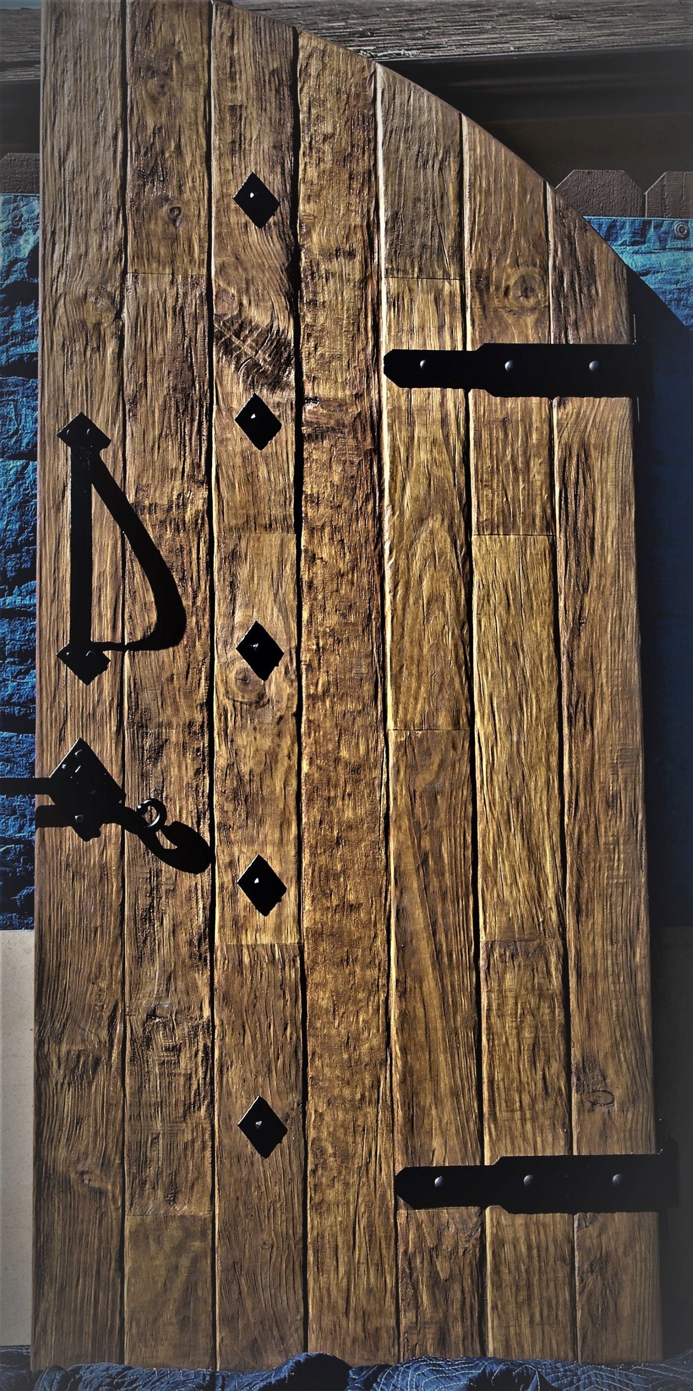 Rustic Gate Signs Rustic Gate Courtyard Garden Entry Gate Wood & Iron Artisan - Etsy