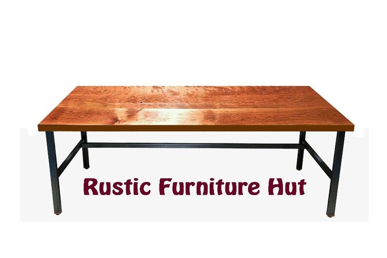 Industrial Wood /& Steel Work DeskTable Custom Made Desk Office Desk