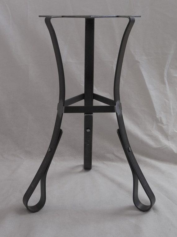 Wrought iron cheap pedestal table base