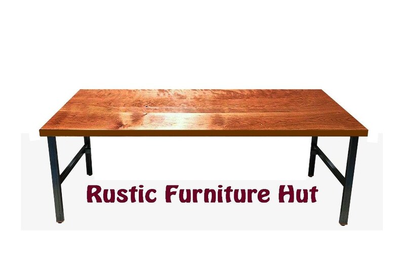 Industrial Wood /& Steel Work DeskTable Custom Made Desk Office Desk
