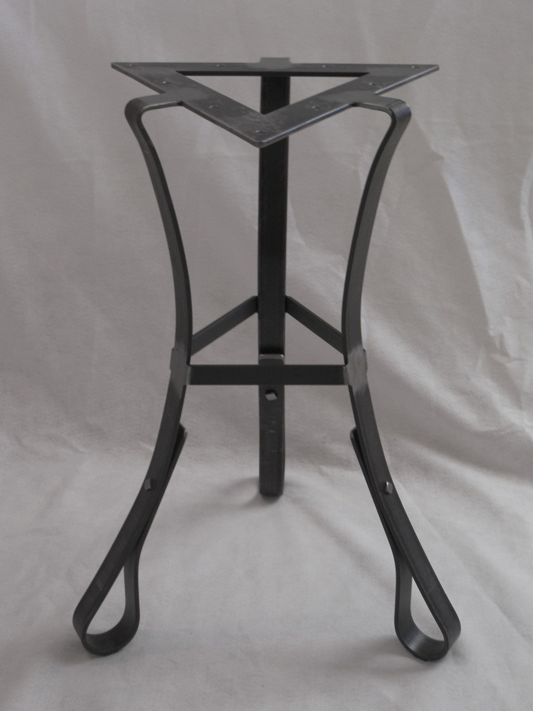 Wrought Iron Table Base Hand Steel Table Legs Etsy