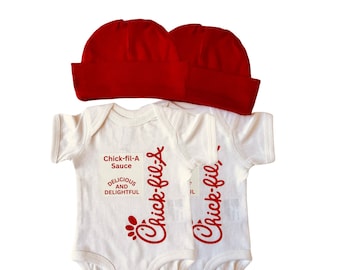 Funny Baby Onesie, Chicken Sauce Baby Shirt, Baby Shower Gift newborn clothes, Unique Newborn Gift, Baby Christmas, Chicken Nuggets Baby