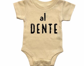 Al Dente Pasta Baby Costume, Pasta Baby Bodysuit, Italian Baby Shirt, Rush Service Needed After 10/13 for Delivery before Halloween