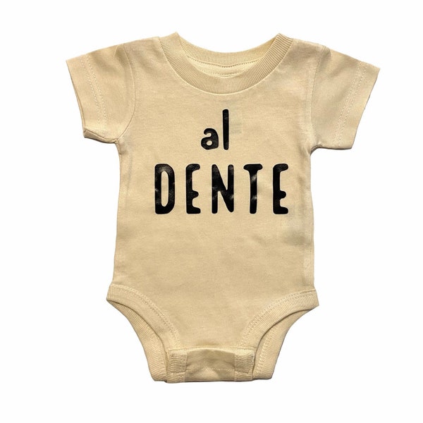 Al Dente Pasta Baby Costume, Pasta Baby Bodysuit, Italian Baby Shirt, Rush Service Needed After 10/13 for Delivery before Halloween