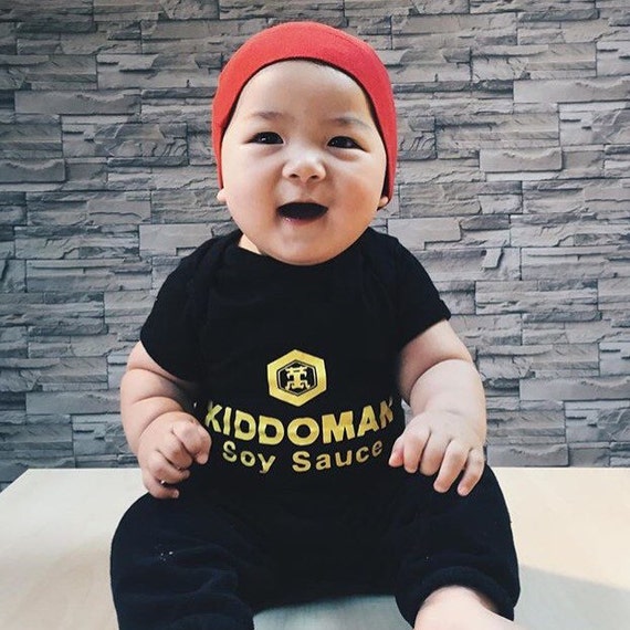 Funny Food Baby Costume Soy Sauce Baby bodysuit with Hat