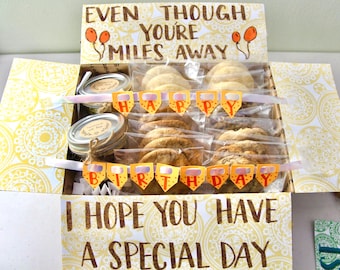 Large Cookies & Cupcakes Care Package | Birthday Care Package | Birthday Gift for Her | Birthday Gift for Him | Birthday Gift