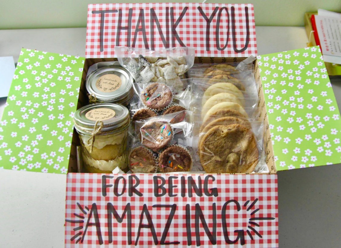 Baked Goods Variety Care Package Thank You Gift Box Etsy.de