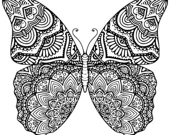 Free Free 323 Free Zentangle Butterfly Svg SVG PNG EPS DXF File