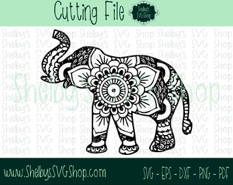Free Free 214 Simple Mandala Elephant Svg SVG PNG EPS DXF File