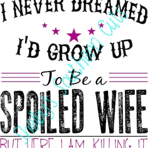 Opgroeien tot een verwende vrouw - SVG-bestand