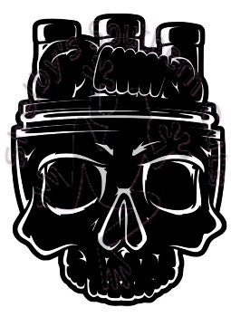 Vaping Skull Svg - Etsy