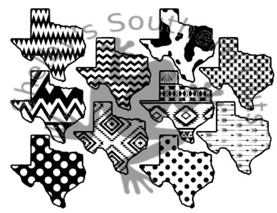 10 Texas Pattern SVG/ Files - Etsy